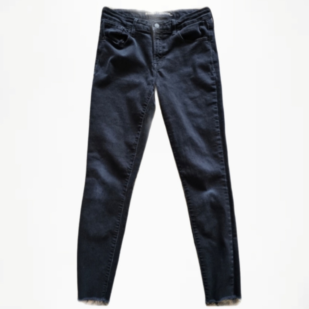 Vintage Old Navy Black Rockstar Mid-RiseJeans Stretch size 8L